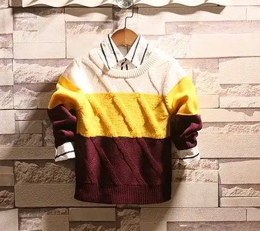 Special Offer Boy Casual Sweater Spring Autumn Children's Wear Twist Matching Color Pullovers Teenage Kids Knitwear Clothes B204
Special Offer Boy Casual Sweater Spring Autumn Children's Wear Twist Matching Color Pullovers Teenage Kids Knitwear Clothes B204