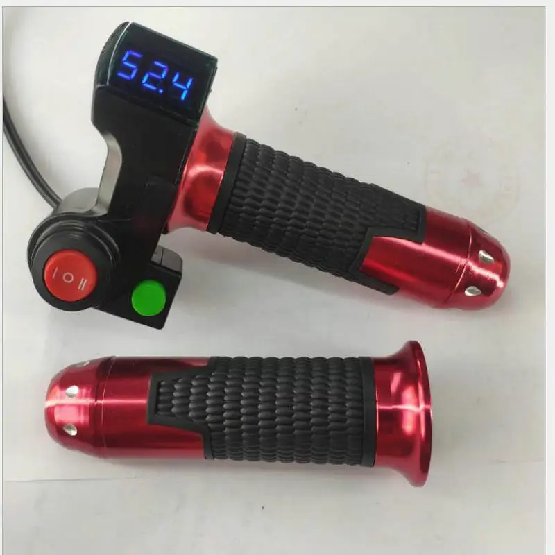 12-120v voltage meter+twist throttle+2 switches for electric scooter kick scooter electric bike pedal scooter tricycle MTB ATV
12-120v voltage meter+twist throttle+2 switches for electric scooter kick scooter electric bike pedal scooter tricycle MTB ATV