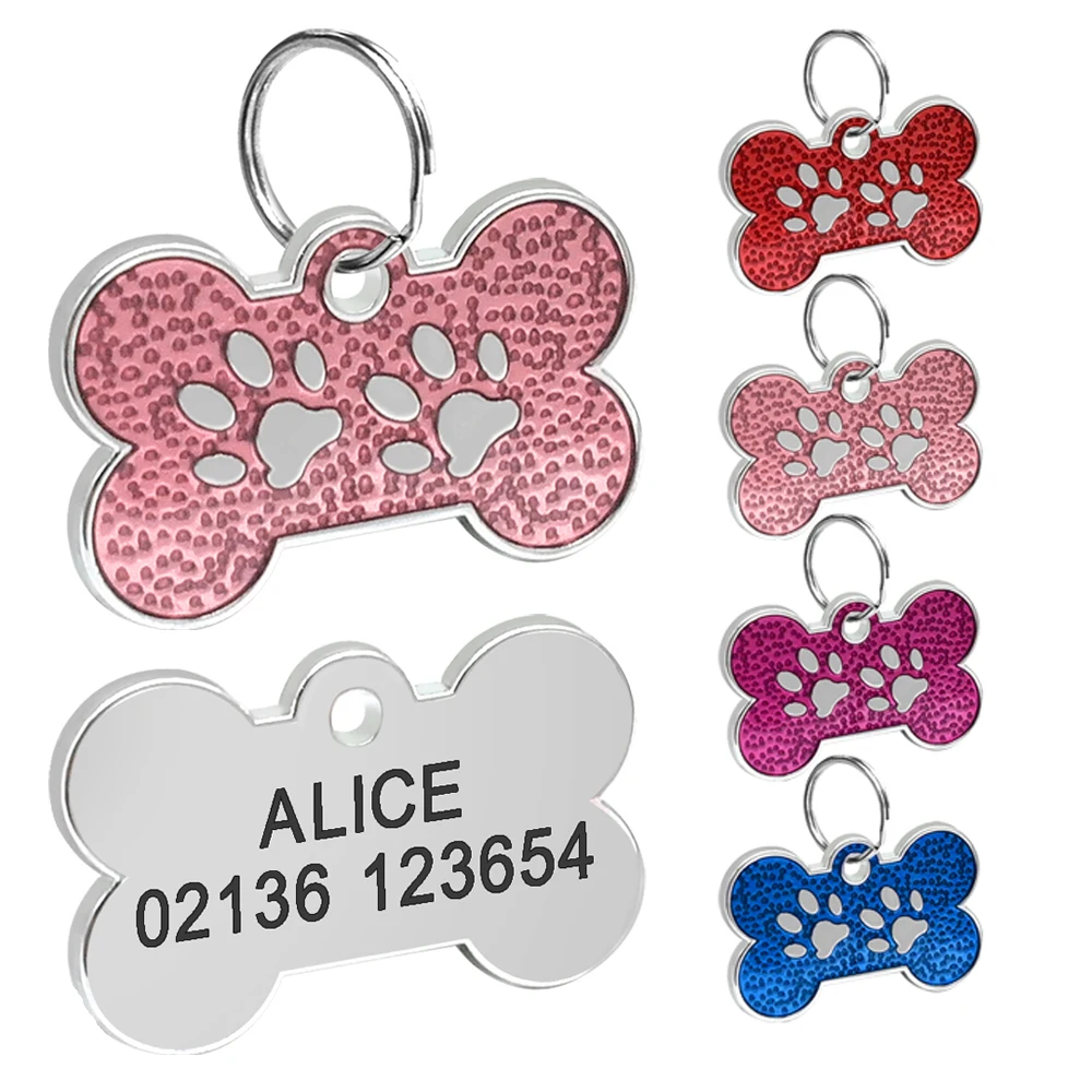 High-Quality Pet Keychain – Personalized Anti-Lost Dog ID Tag Bone Shape for Collar | AnoPetShop