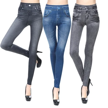Spring High Waist Pants Ladies Elastic Jean Legging Workout Slim Fitness Leggins Women Sexy Leggings Femme 
Spring High Waist Pants Ladies Elastic Jean Legging Workout Slim Fitness Leggins Women Sexy Leggings Femme