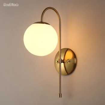 Modern bedroom Wall light for living corridor glass sconce Luminaire LED molecular lamp Round glass ball wall lamps for bed room
Modern bedroom Wall light for living corridor glass sconce Luminaire LED molecular lamp Round glass ball wall lamps for bed room