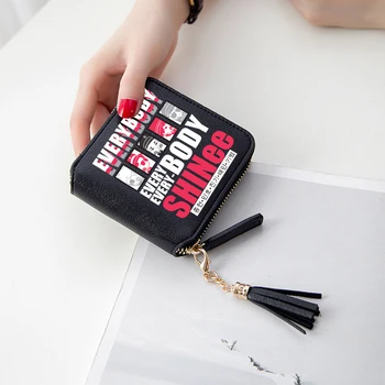 Shinee Wallet Kpop Mini Short Zipper Card 3D PU Leather Wallets Every body Fashion Lady Tassel purse Customize for unique Wallet
Shinee Wallet Kpop Mini Short Zipper Card 3D PU Leather Wallets Every body Fashion Lady Tassel purse Customize for unique Wallet