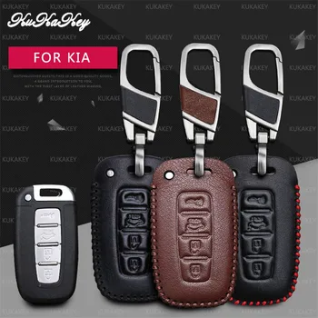 KUKAKEY Remote Smart Car Key Case For KIA K5 Sportage R Sorento Leather Car Keychain Key Holder Cover Bag Shell Accessories
KUKAKEY Remote Smart Car Key Case For KIA K5 Sportage R Sorento Leather Car Keychain Key Holder Cover Bag Shell Accessories