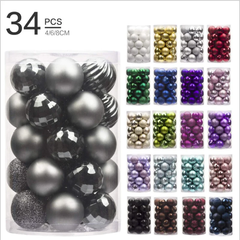 4cm 34pc Christmas Tree Decoration Ball Christmas Party Hanging Ball Decoration Home Christmas Decoration Gift Decoration
4cm 34pc Christmas Tree Decoration Ball Christmas Party Hanging Ball Decoration Home Christmas Decoration Gift Decoration