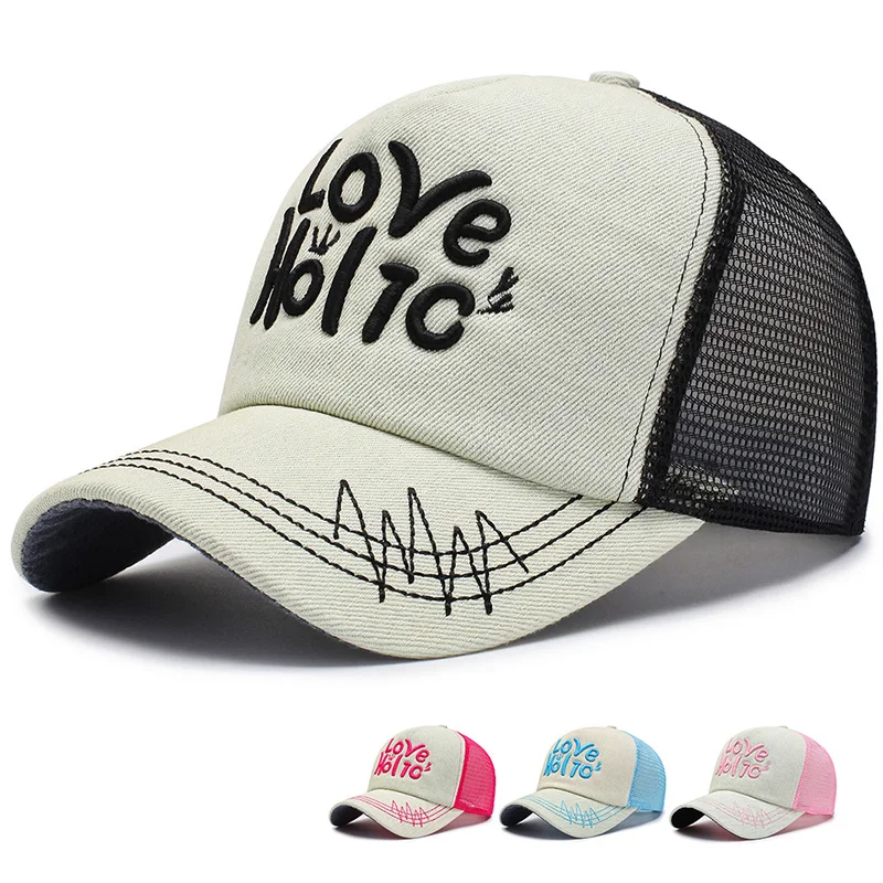Summer Men's Women's Baseball Cap Outdoor Visor Breathable Net Sunscreen Adjustable Sun Hat Embroidery Fitted Caps
Summer Men's Women's Baseball Cap Outdoor Visor Breathable Net Sunscreen Adjustable Sun Hat Embroidery Fitted Caps