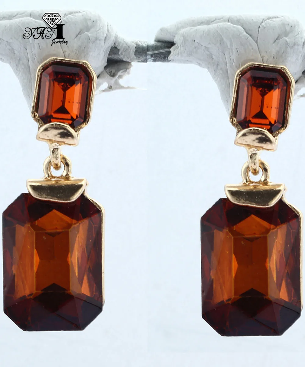 YaYi Jewelry Orange Glass Rhinestone Dangle Crystal Earring Women's Fashion Ancient Silver Color Gem Long Earrings Gift 1243
YaYi Jewelry Orange Glass Rhinestone Dangle Crystal Earring Women's Fashion Ancient Silver Color Gem Long Earrings Gift 1243