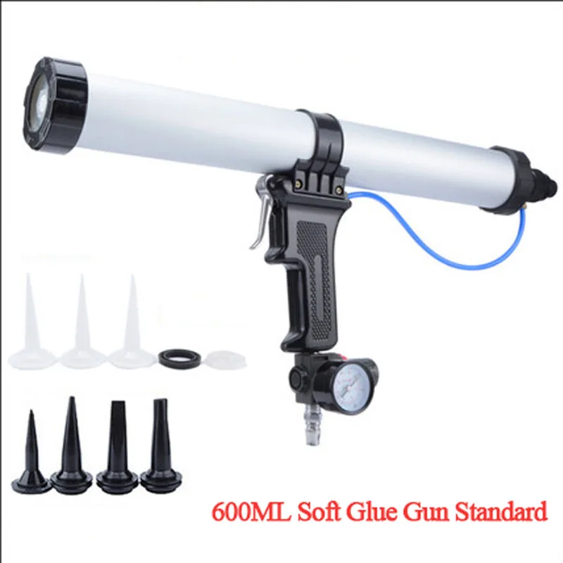 Pneumatic Sealant Gun 600ml soft glue adjustable speed pneumatic glass glue gun Grout Construction Tools
Pneumatic Sealant Gun 600ml soft glue adjustable speed pneumatic glass glue gun Grout Construction Tools