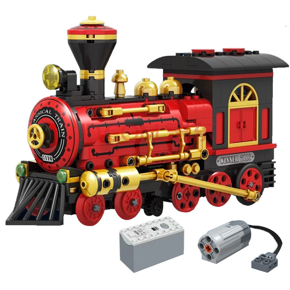Electric Classical Train Bricks Compatible Legoing Technic Train Model Building Blocks Boys Birthday Gifts Toys For Children
Electric Classical Train Bricks Compatible Legoing Technic Train Model Building Blocks Boys Birthday Gifts Toys For Children