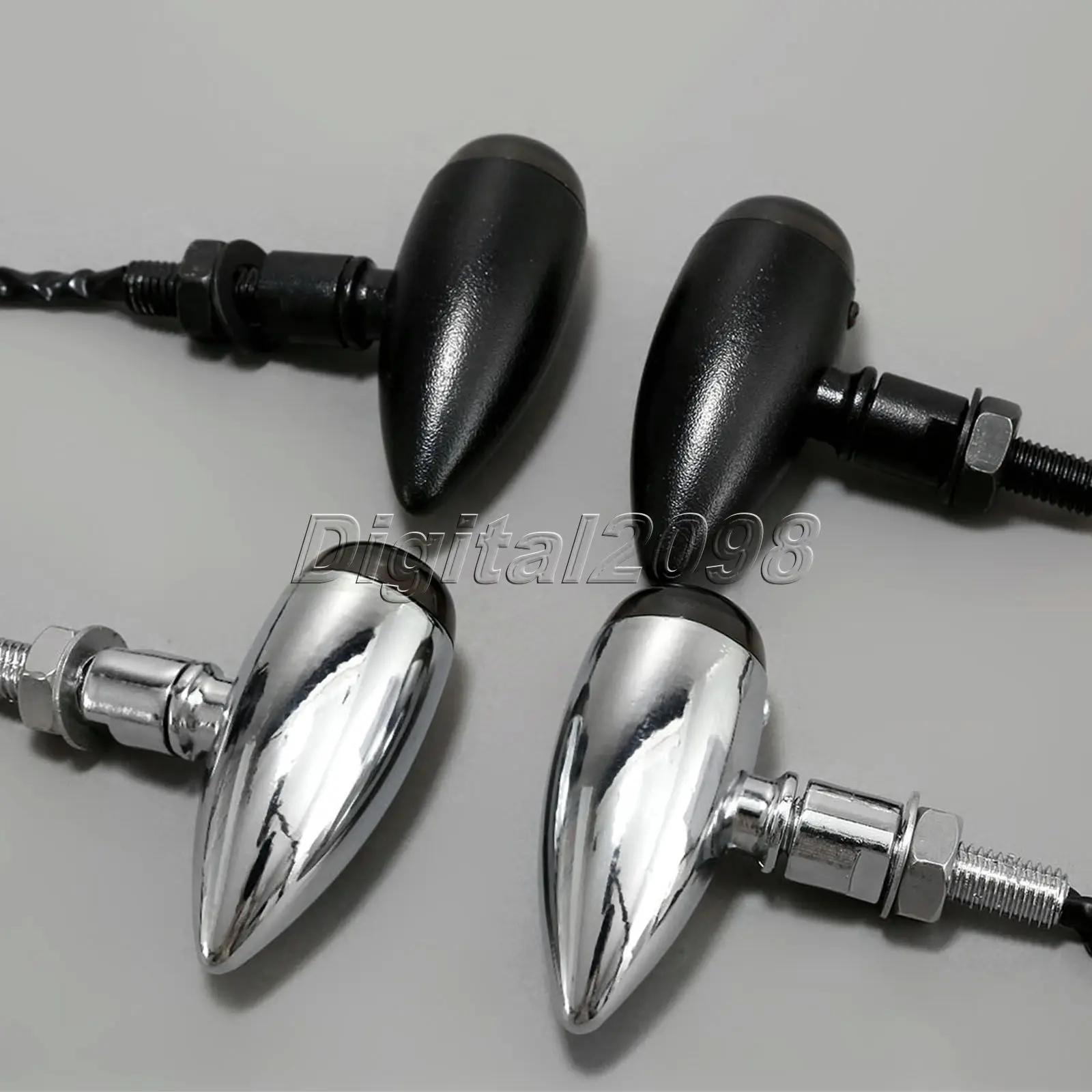 Yetaha 4x Motorcycle Metal Bullet Turn Signal Indicator Light Blinker Flashers For Mini Sportster Bobber Chopper Cruisers
Yetaha 4x Motorcycle Metal Bullet Turn Signal Indicator Light Blinker Flashers For Mini Sportster Bobber Chopper Cruisers