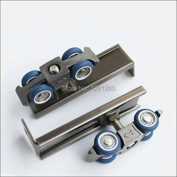 Image free shipping slide furniture hardware roller sliding door hanging pulley sliding track roller