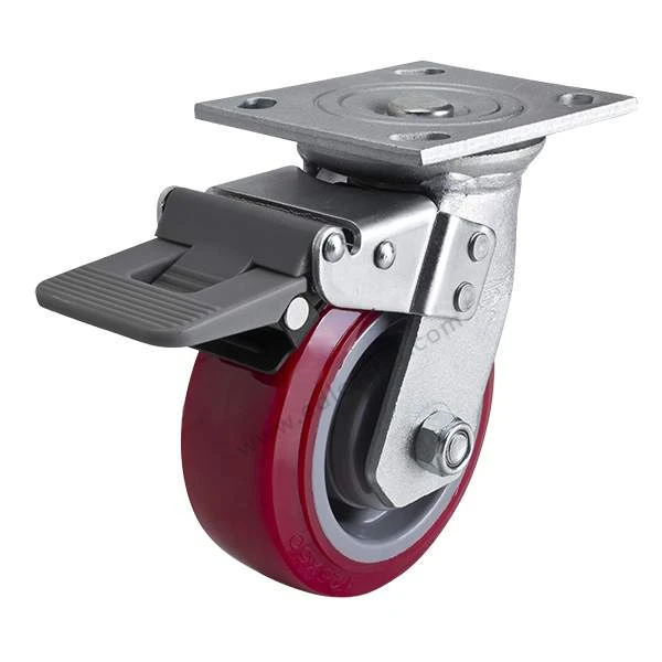 1PC EDL Heavy 4 Inch Casters Wheels 350Kg Polyurethane PU Wheels Castors Plate Bearing Dual Brake Locking Industrial for trolley
1PC EDL Heavy 4 Inch Casters Wheels 350Kg Polyurethane PU Wheels Castors Plate Bearing Dual Brake Locking Industrial for trolley