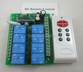 315MHZ DC 12V 8 Channel RF Remote Control Switch Relay Output Remote Controller for Light
315MHZ DC 12V 8 Channel RF Remote Control Switch Relay Output Remote Controller for Light