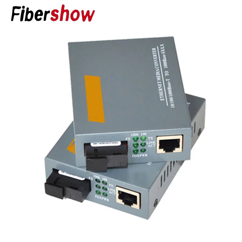 Media Converter HTB-GS-03 Gigabit Fiber Optical 1000Mbps Single Mode Single Fiber SC Port 20KM External Power Supply 3 Pair
Media Converter HTB-GS-03 Gigabit Fiber Optical 1000Mbps Single Mode Single Fiber SC Port 20KM External Power Supply 3 Pair