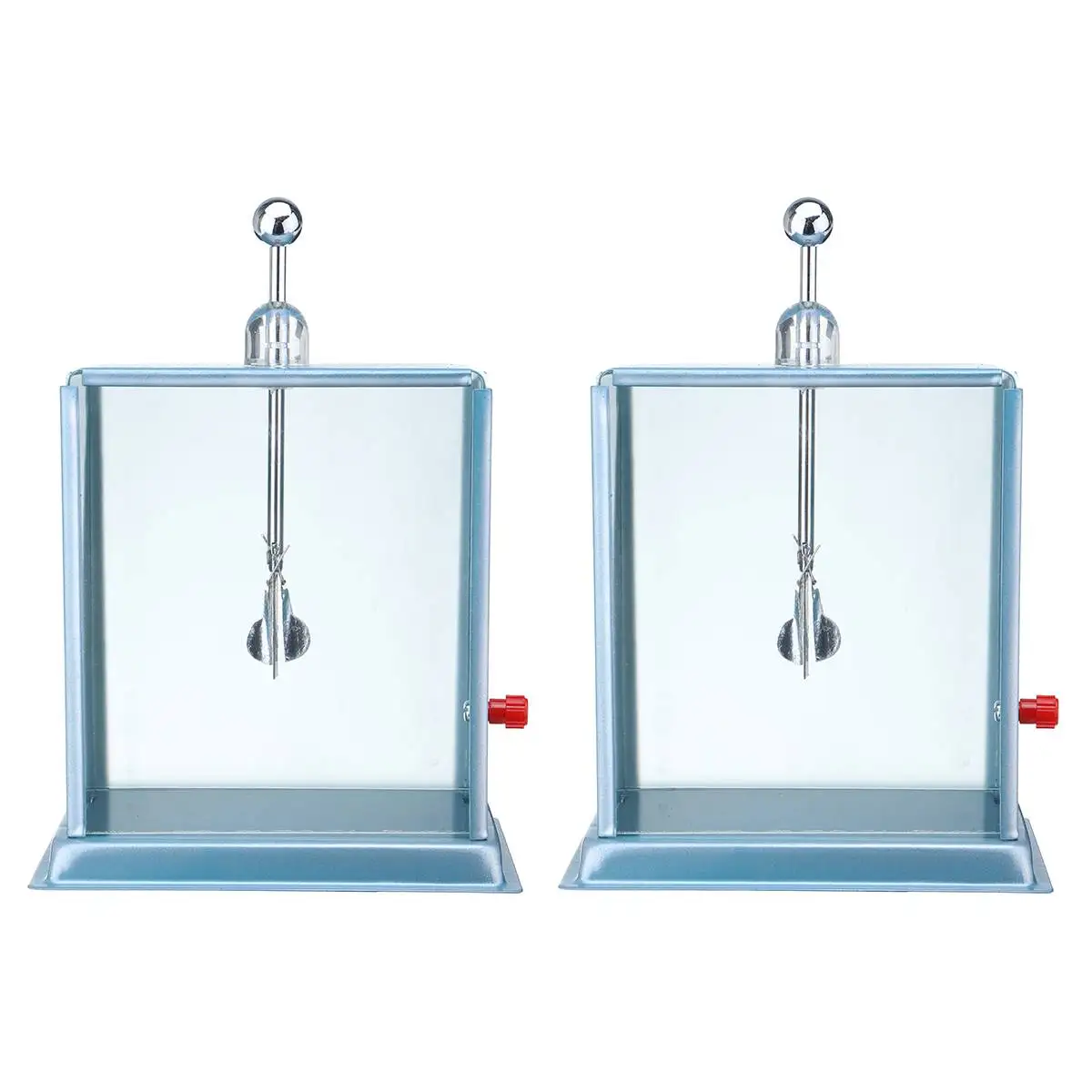 2Pcs/Set Foil Electroscope Physical Electricity Foil Experiment Demo Electrometer Teaching Instrument Physical Study Model
2Pcs/Set Foil Electroscope Physical Electricity Foil Experiment Demo Electrometer Teaching Instrument Physical Study Model
