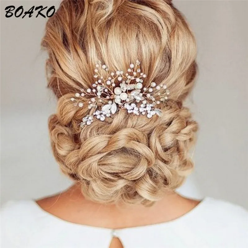 BOAKO Trendy Pearl Hair Combs Wedding Bridal Hair Jewelry Ornaments Handmade Head Piece Decoration Party Hair Accessories Tiara
BOAKO Trendy Pearl Hair Combs Wedding Bridal Hair Jewelry Ornaments Handmade Head Piece Decoration Party Hair Accessories Tiara