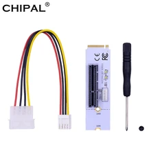 CHIPAL NGFF M.2 to PCI-E 4X Riser Card M2 Key M to PCIe X4 Transfer with LED Voltage Indicator for PCI Express 1X to 16X Adapter
CHIPAL NGFF M.2 to PCI-E 4X Riser Card M2 Key M to PCIe X4 Transfer with LED Voltage Indicator for PCI Express 1X to 16X Adapter