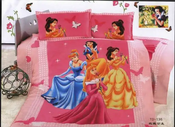 deep pink cartoon princess print bedding single twin size bed duvet cover sets bedclothes girls bedroom decor woven cotton 3-5pc
deep pink cartoon princess print bedding single twin size bed duvet cover sets bedclothes girls bedroom decor woven cotton 3-5pc