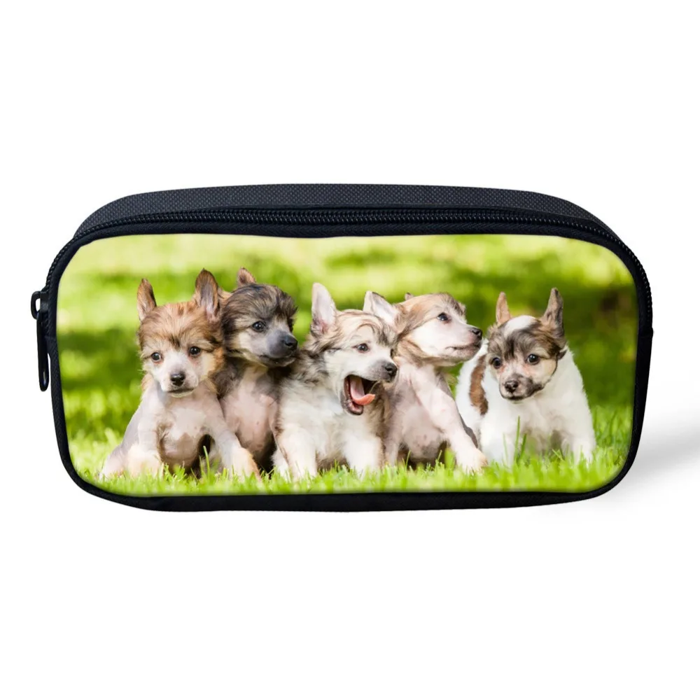 THINK Girls Women Makeup Bag Brother Dogs Pattern Children School Polyester Pencil Case Cosmetics Case Pen Box For Children 2019 
THINK Girls Women Makeup Bag Brother Dogs Pattern Children School Polyester Pencil Case Cosmetics Case Pen Box For Children 2019
