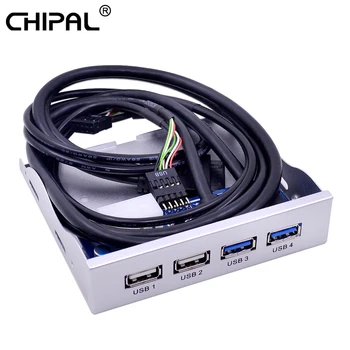 CHIPAL 10pcs Silver USB 3.0 USB 2.0 Front Panel Hub Splitter 20Pin Internal Combo Bracket Adapter for Desktop 3.5'' Floppy Bay
CHIPAL 10pcs Silver USB 3.0 USB 2.0 Front Panel Hub Splitter 20Pin Internal Combo Bracket Adapter for Desktop 3.5'' Floppy Bay