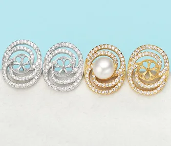 2 color Pearl Earrings Mountings Beautiful Earrings Findings, Earrings Settings Jewelry Parts Fittings Drop Earrings Accessories
2 color Pearl Earrings Mountings Beautiful Earrings Findings, Earrings Settings Jewelry Parts Fittings Drop Earrings Accessories