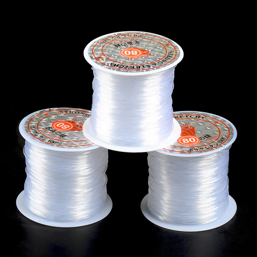String DIY Beading Making Bracelet&Necklace Jewelry Stretch 25 Meters Transparent Stretchy Elastic Rope Line Balloon Line
String DIY Beading Making Bracelet&Necklace Jewelry Stretch 25 Meters Transparent Stretchy Elastic Rope Line Balloon Line