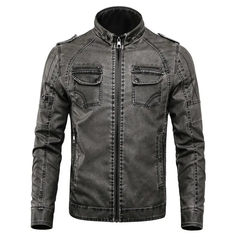 2019 New Autumn Winter Mens Leather Jacket Coat Thick Warm Fleece High Quality PU Leather Motorcycle Jacket Men
2019 New Autumn Winter Mens Leather Jacket Coat Thick Warm Fleece High Quality PU Leather Motorcycle Jacket Men