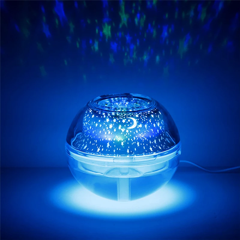 400ML Humidifier Colorful LED Projector Light Crystal Night Lamp Water Soluble USB Electric Air Humidifier Mist Maker Diffuser
400ML Humidifier Colorful LED Projector Light Crystal Night Lamp Water Soluble USB Electric Air Humidifier Mist Maker Diffuser