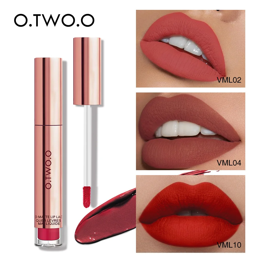 O.TWO.O 12 colors Liquid Lipstick Waterproof Long Lasting Matte Velvet Lip Gloss Makeup Smooth Lip Tint Red Lips Cosmetics
O.TWO.O 12 colors Liquid Lipstick Waterproof Long Lasting Matte Velvet Lip Gloss Makeup Smooth Lip Tint Red Lips Cosmetics