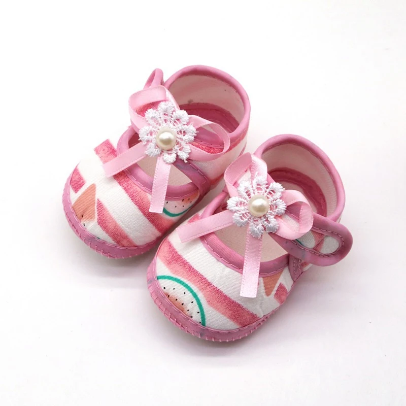 Baby Girl First Walker Shoes Cotton Cartoon Watermelon Pattern Anti-Slip Shoes Toddler Soft Soled First Walkers Shoes 0-18M
Baby Girl First Walker Shoes Cotton Cartoon Watermelon Pattern Anti-Slip Shoes Toddler Soft Soled First Walkers Shoes 0-18M