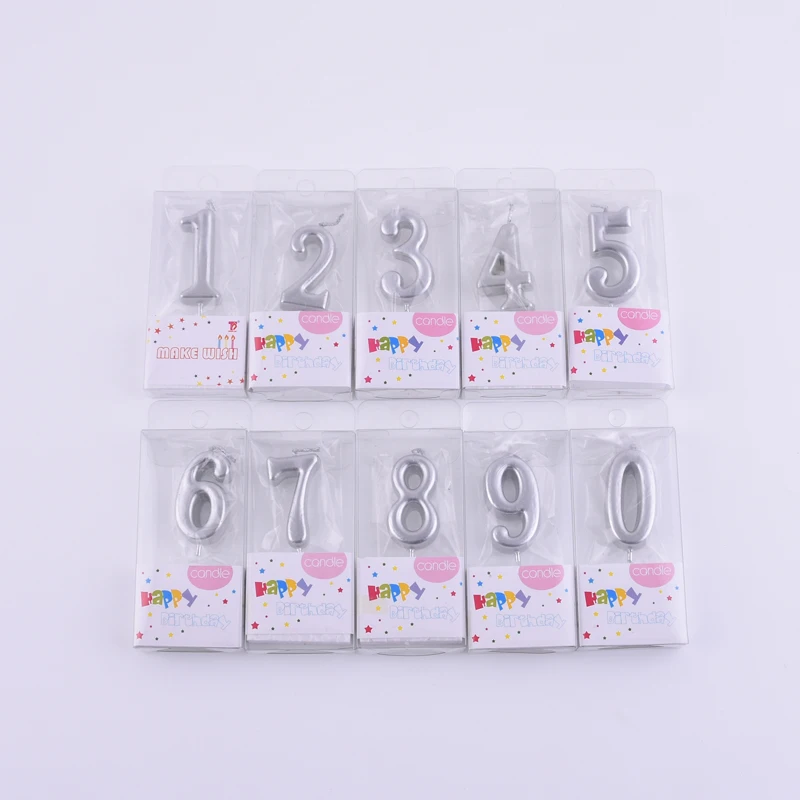 Happy Birthday Cake Topper Silver Number 0 1 2 3 4 5 6 7 8 9 Candles for Baby Shower Kids Boys Bar Party DIY Supplies Decoration
Happy Birthday Cake Topper Silver Number 0 1 2 3 4 5 6 7 8 9 Candles for Baby Shower Kids Boys Bar Party DIY Supplies Decoration