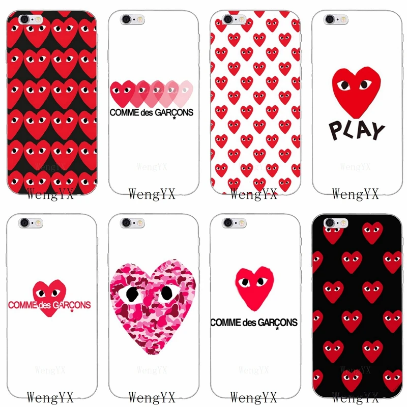 CDG comme des garcons play Soft phone case For Huawei Honor 4c 5c 5x 6x V10 Y5 Y6 Y7 II Mate 8 9 10 P8 P9 P10 Lite plus 2017
CDG comme des garcons play Soft phone case For Huawei Honor 4c 5c 5x 6x V10 Y5 Y6 Y7 II Mate 8 9 10 P8 P9 P10 Lite plus 2017