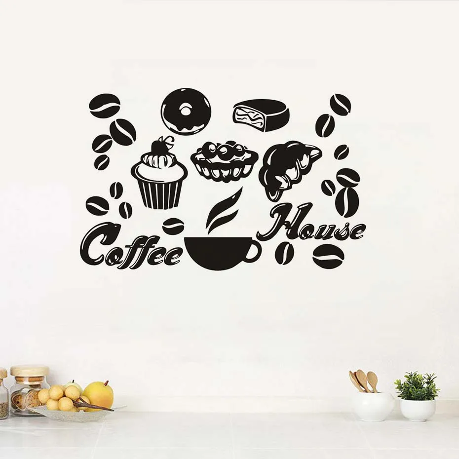 Coffee Dessert Bread Vinyl Sticker For Kitchen Wall Art Decals For Restaurant Removable Wallpaper Murals Home Decor Dining Room
Coffee Dessert Bread Vinyl Sticker For Kitchen Wall Art Decals For Restaurant Removable Wallpaper Murals Home Decor Dining Room