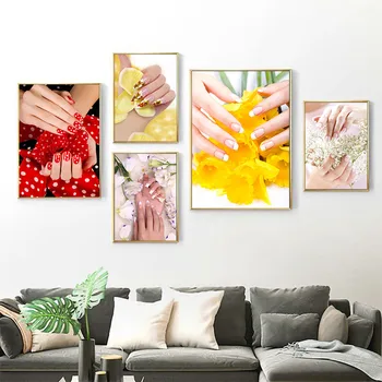 Colorful Nail Art Canvas Painting Print Manicure Make-up Poster Modern Home Decor Wall Pictures For Manicure Shop Unframed AL101
Colorful Nail Art Canvas Painting Print Manicure Make-up Poster Modern Home Decor Wall Pictures For Manicure Shop Unframed AL101