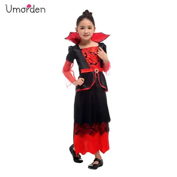 Umorden Halloween Vampiress Costume Girls Kids Vampire Cosplay Easter Christmas Purim Party Fancy Dress for Girl Children
Umorden Halloween Vampiress Costume Girls Kids Vampire Cosplay Easter Christmas Purim Party Fancy Dress for Girl Children