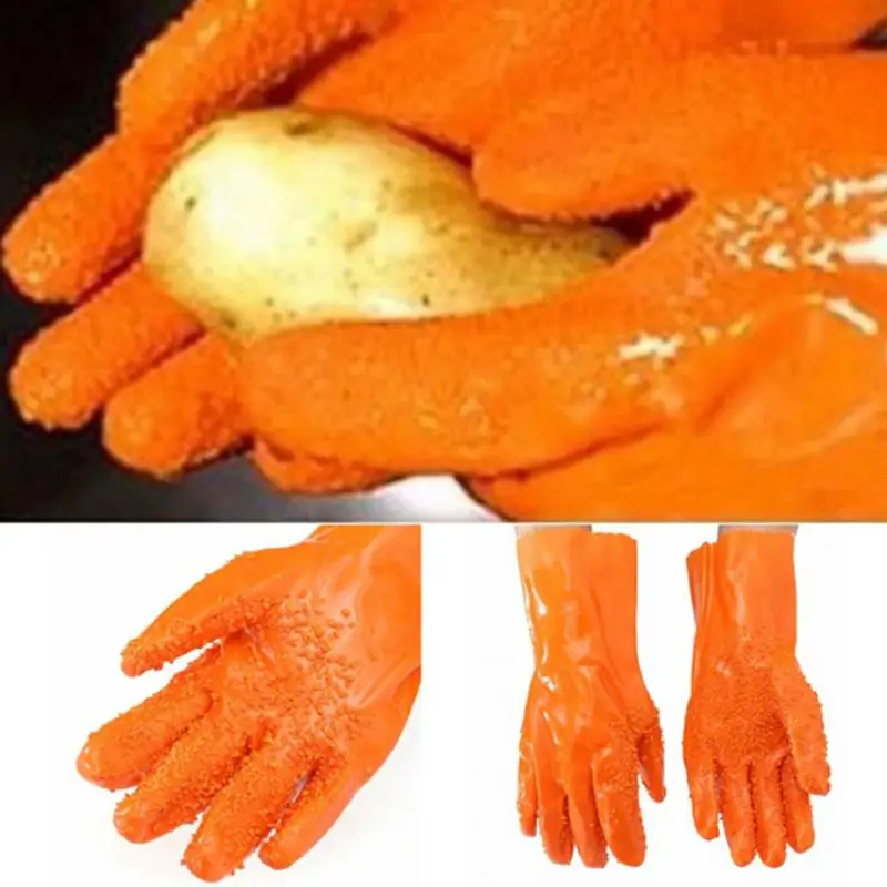 Kitchen Gloves Potato peeling Vegetables Tater Peeler Easy Fish Scales Peel Waterproof Cooking Tools
Kitchen Gloves Potato peeling Vegetables Tater Peeler Easy Fish Scales Peel Waterproof Cooking Tools