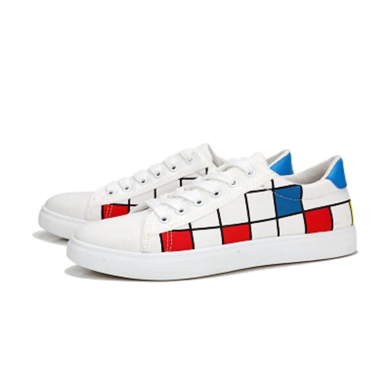 2018 summer men's casual canvas tide hand-painted shoes low to help students shoes
2018 summer men's casual canvas tide hand-painted shoes low to help students shoes