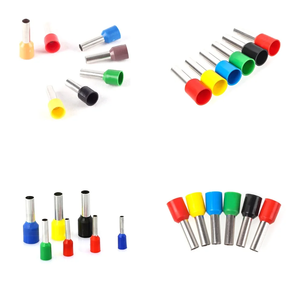 1000pcs E0508 E0308 E7510 E1508 PVC Insulated Cord End Terminals Electrical Crimp Terminals Copper Tubular Cable Wire Connectors
1000pcs E0508 E0308 E7510 E1508 PVC Insulated Cord End Terminals Electrical Crimp Terminals Copper Tubular Cable Wire Connectors