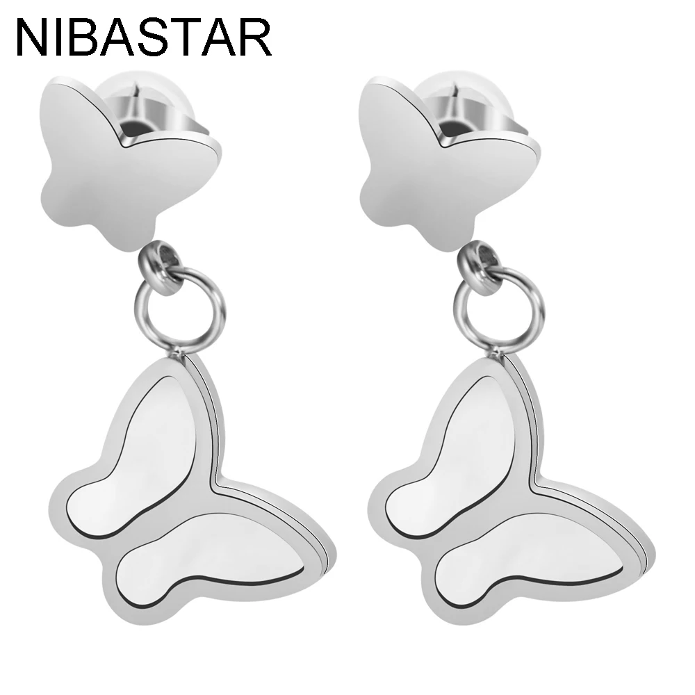 Gold/Rose Gold/Silver-Color 316L Stainless steel Earring Jewelry Butterfly Opal Earrings for Lovely Women Gift
Gold/Rose Gold/Silver-Color 316L Stainless steel Earring Jewelry Butterfly Opal Earrings for Lovely Women Gift