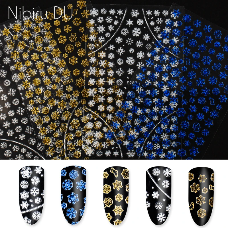 1 Sheet 3D Tips Nail Stickers Christmas Snowflake Snow Design Adhesive Craft Nail Art Decals For Nails Decorations DIY Manicure
1 Sheet 3D Tips Nail Stickers Christmas Snowflake Snow Design Adhesive Craft Nail Art Decals For Nails Decorations DIY Manicure