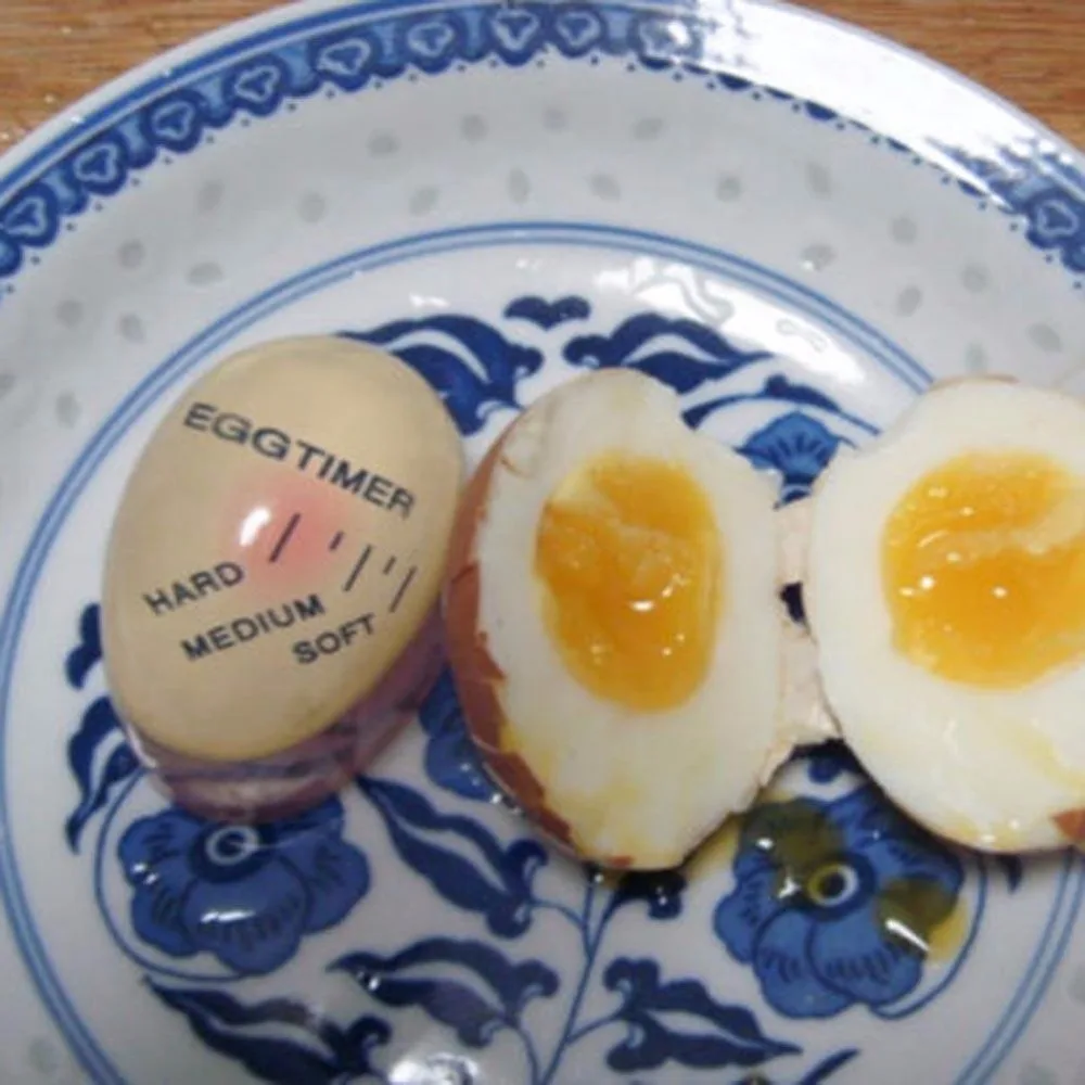 Egg timer indicator soft-boiled display egg cooked degree mini egg boiler B
