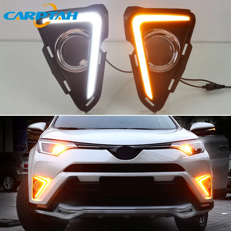 LED Daytime Running Light For Toyota RAV4 2016 2017 2018 Waterproof 12V Yellow Turn Signal Indicator Light Bumper Lamp LED DRL
LED Daytime Running Light For Toyota RAV4 2016 2017 2018 Waterproof 12V Yellow Turn Signal Indicator Light Bumper Lamp LED DRL