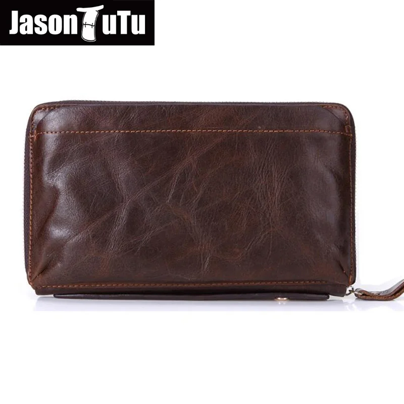 JASON TUTU Genuine leather men wallet Organizer Wallets Card pack Business Clutch Purse Phone bag Real Cowhide Purse for men
JASON TUTU Genuine leather men wallet Organizer Wallets Card pack Business Clutch Purse Phone bag Real Cowhide Purse for men