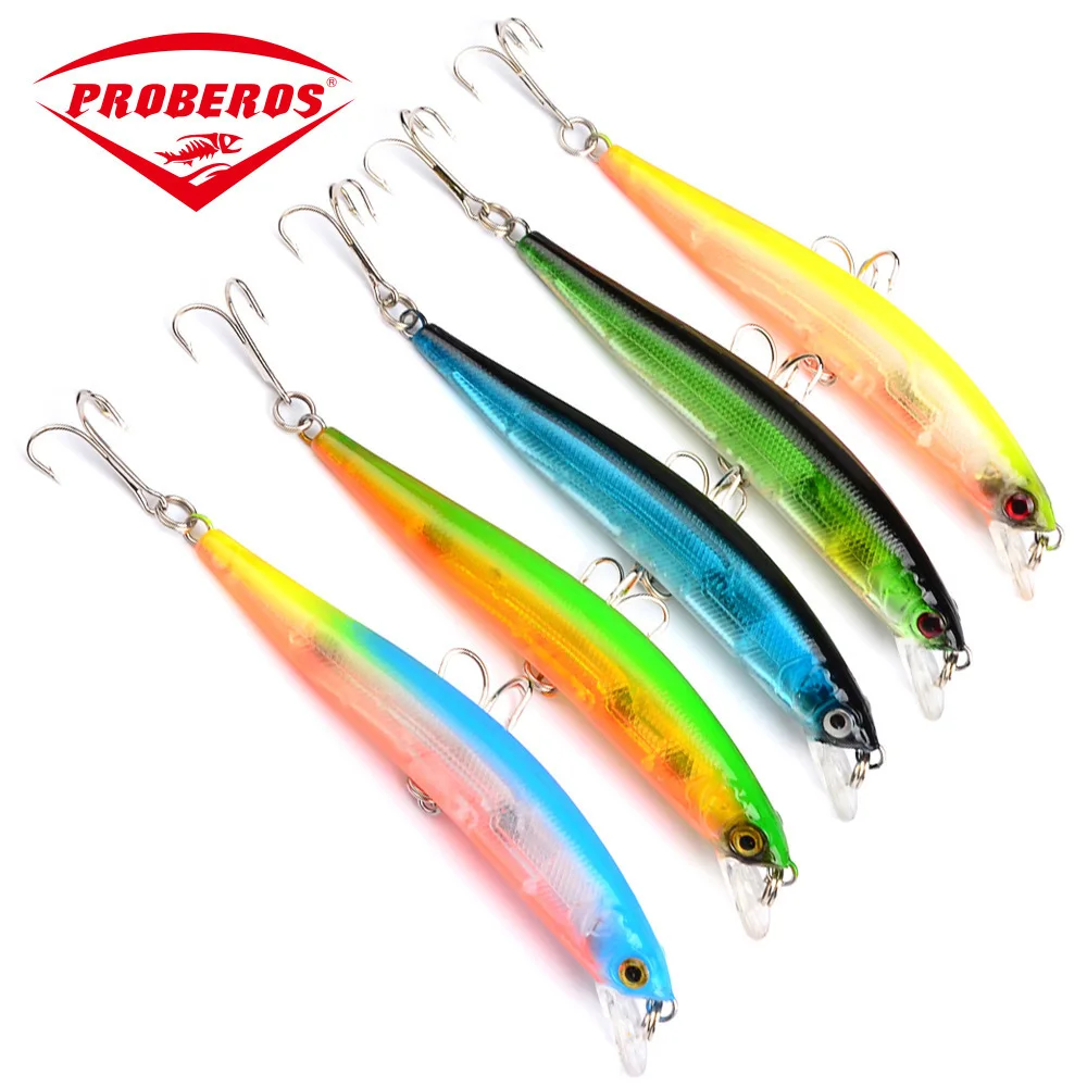 5PCS 100mm/9.4g Wobbler Trolling Fishing Lure Minnow Hard Bait 100mm/9.4g 8 Hook Fishing Tackle Artificial Crankbait Bait Pesca
5PCS 100mm/9.4g Wobbler Trolling Fishing Lure Minnow Hard Bait 100mm/9.4g 8 Hook Fishing Tackle Artificial Crankbait Bait Pesca