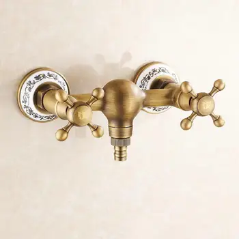 Free shipping Bathroom Shower Faucet 2 handles Shower Valve wall mount Mixer Valve antique brass exposed shower tap 6524
Free shipping Bathroom Shower Faucet 2 handles Shower Valve wall mount Mixer Valve antique brass exposed shower tap 6524