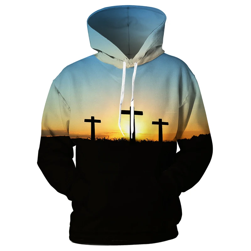 Cloudstyle 3D Hoodies Men Women Christian Easter Sweatshirts Printed Jesus Crucifix Pullovers Male Hip Hop Hooded Spring Tops
Cloudstyle 3D Hoodies Men Women Christian Easter Sweatshirts Printed Jesus Crucifix Pullovers Male Hip Hop Hooded Spring Tops