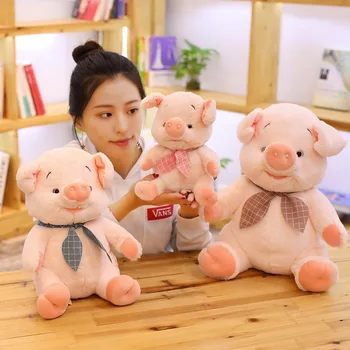 1pc 25cm 35cm 40cm cartoon collar lucky pig plush doll hold pillow cushion stuffed toy infant children wedding celebration gift
1pc 25cm 35cm 40cm cartoon collar lucky pig plush doll hold pillow cushion stuffed toy infant children wedding celebration gift