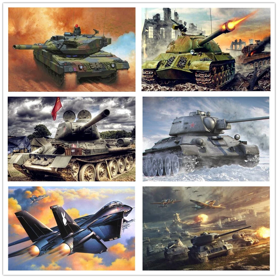 Tank aircraft & war 5D DIY Diamond Painting Cross Stitch Drill Rhinestone Diamond mosaic embroidery Home Decoration craft DW916
Tank aircraft & war 5D DIY Diamond Painting Cross Stitch Drill Rhinestone Diamond mosaic embroidery Home Decoration craft DW916