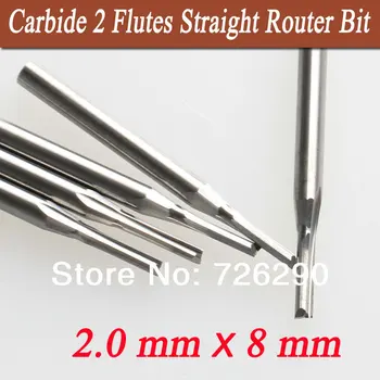 5pcs 3.175*2.0*8mm Two straight knife milling cutter end mill cutters tools for carving wood
5pcs 3.175*2.0*8mm Two straight knife milling cutter end mill cutters tools for carving wood