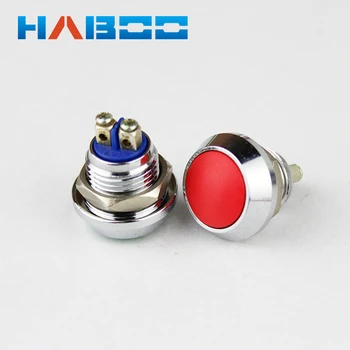 10pcs/lot diameter 12mm metal push button switch 1NO anti-pfoor waterproof switch with varios colors copper plated nickel 
10pcs/lot diameter 12mm metal push button switch 1NO anti-pfoor waterproof switch with varios colors copper plated nickel