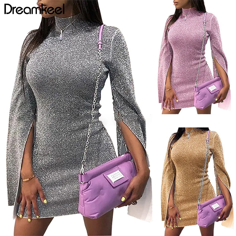 Short Dress Blue Pink 2019 Spring Autumn Long Sleeve Glitter Mini Dress Slim Woman Sexy Night Club Bling Women Dress Party Y
Short Dress Blue Pink 2019 Spring Autumn Long Sleeve Glitter Mini Dress Slim Woman Sexy Night Club Bling Women Dress Party Y